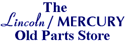 Lincoln/Mercury Old Parts